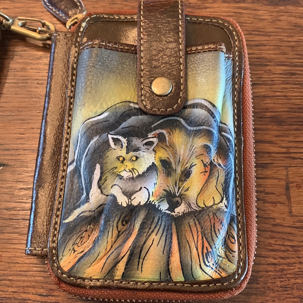 Vtg Sharif Wallet Wristlet - EUC - Picture 3 of 7